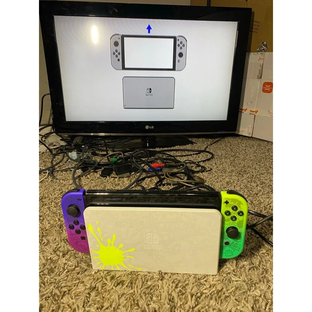 Nintendo Switch OLED System Splatoon 3 Edition Console w/Joy-Cons + Dock